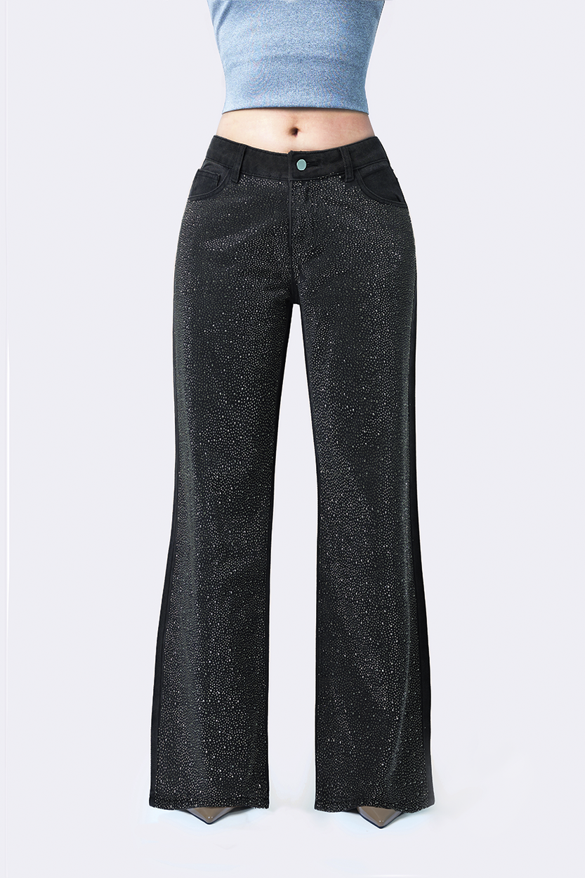 Jvoll Jeans Wide Leg Bling Bling