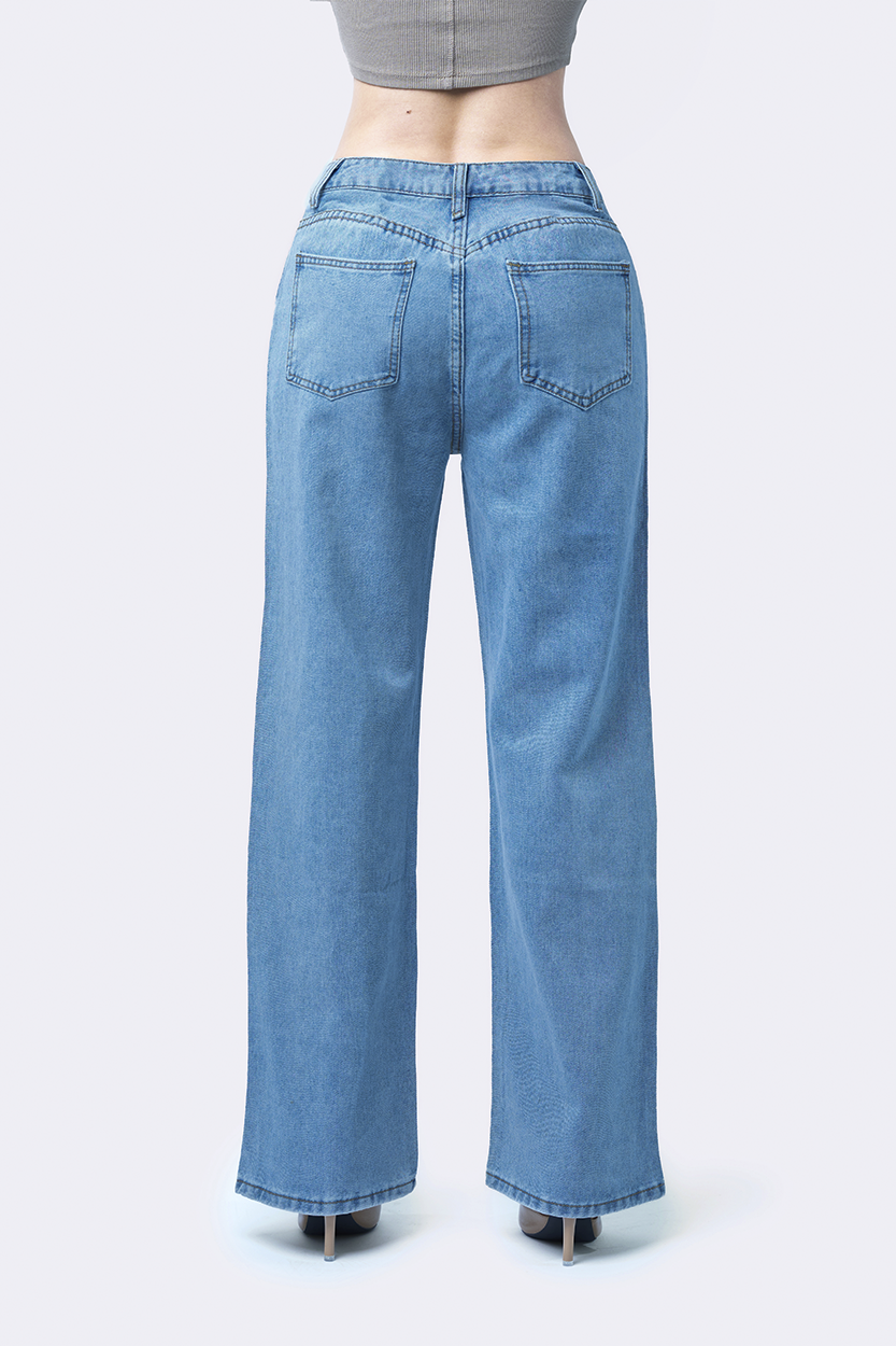 Jvoll Jeans Wide Leg Disco Ball