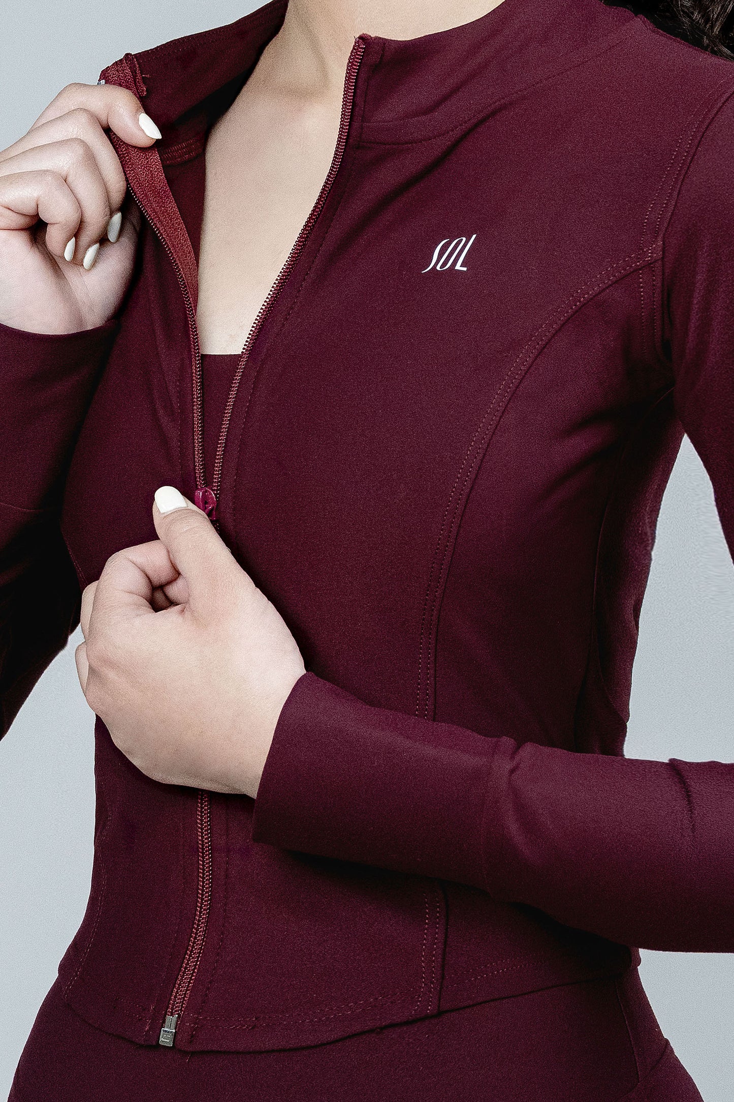 Chamarra ShapePRO Sherlyn Burgundy