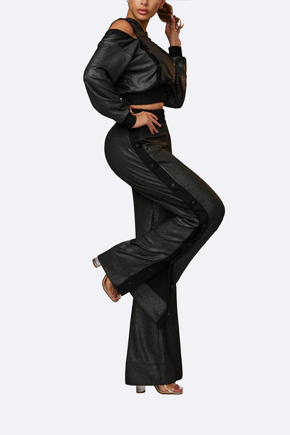 Snoly Jogger Set (Authentic) - Black