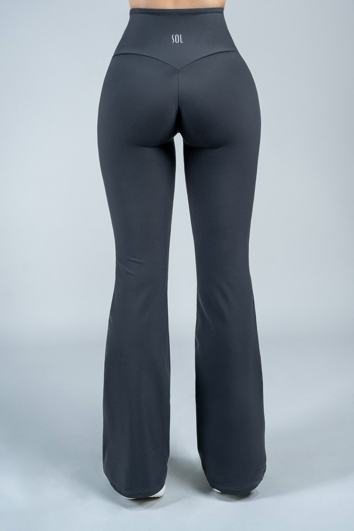 Yoga Leggins ShapePRO Sherlyn Flared Lava Gray