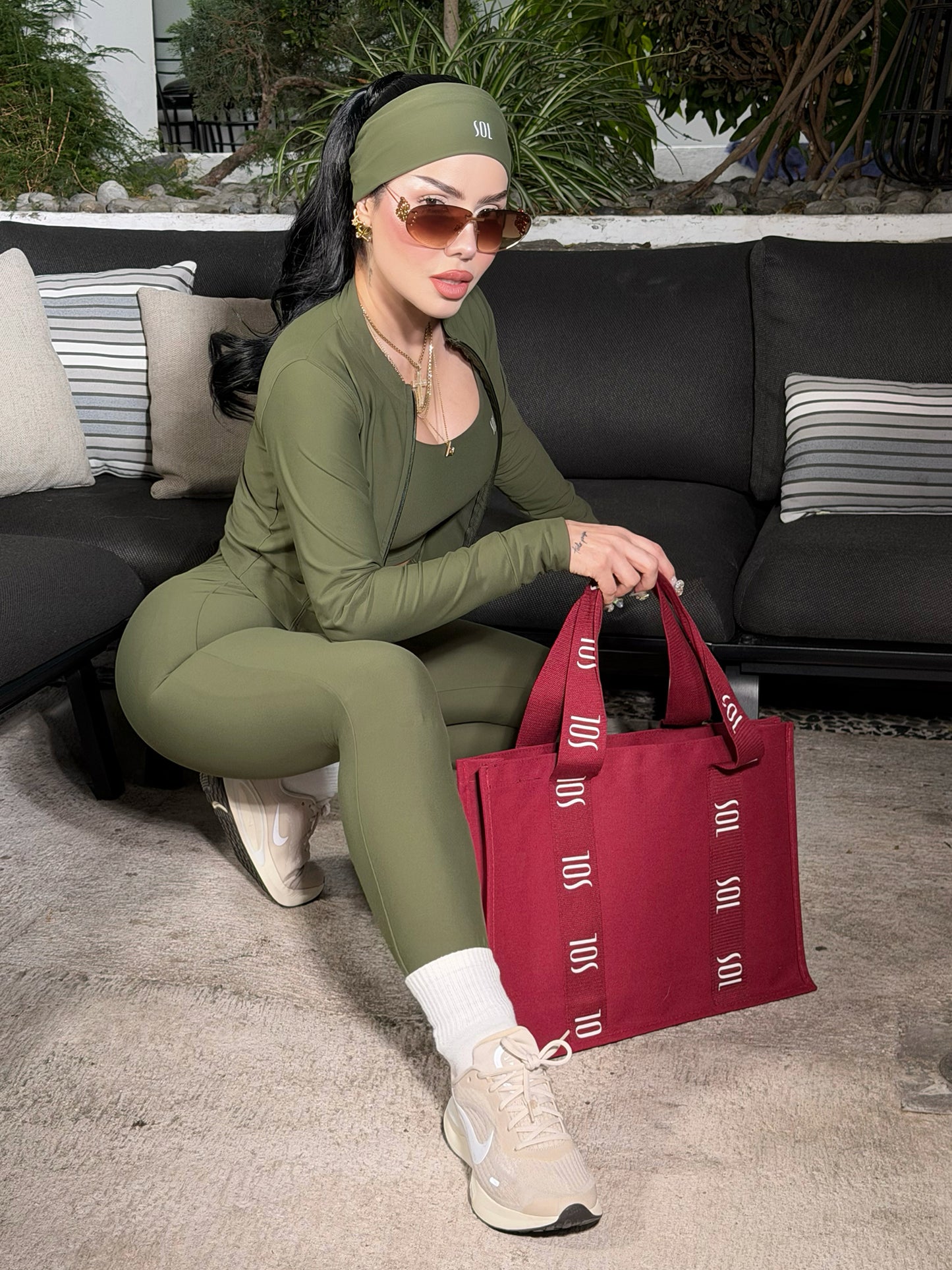 Set ShapePRO Sherlyn Skinny Olive Green